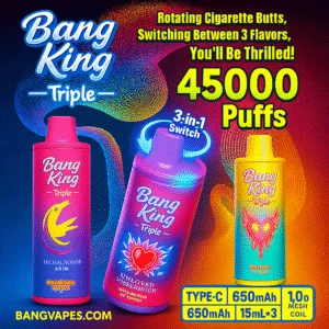 Alternative view of Bang King Triple 45K Puffs 3в1