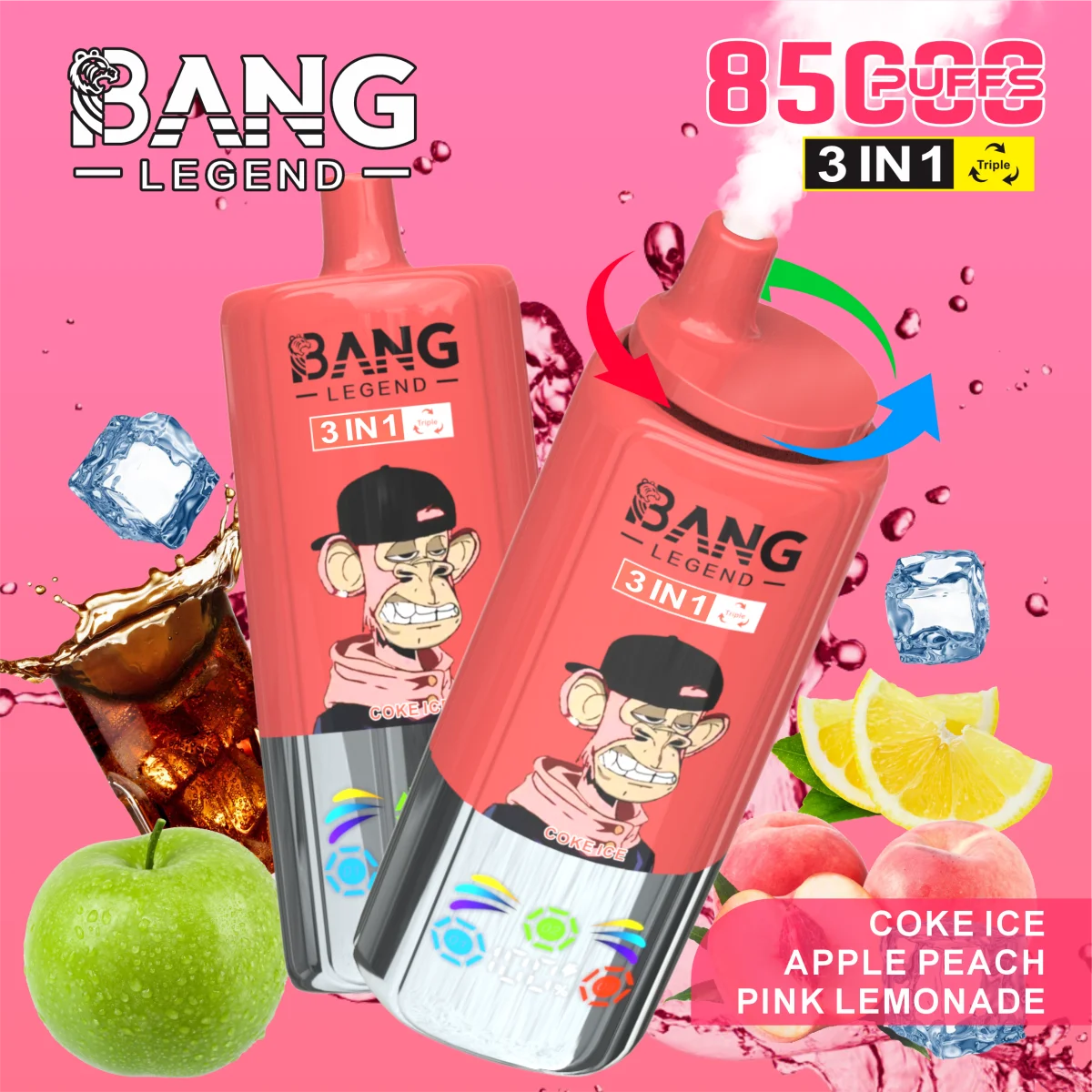 Bang Leader 85K Puffs 3в1 - Image 3