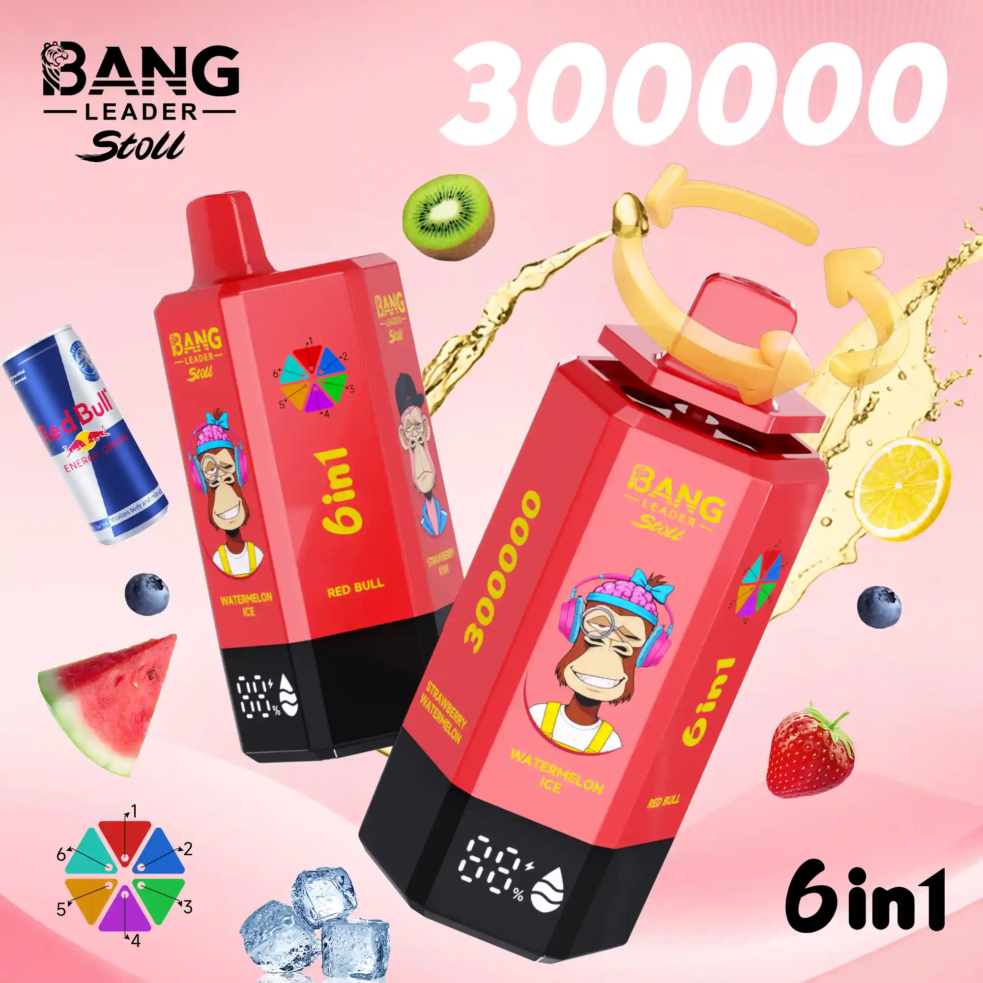 Bang Leader stoll 300K Puffs 6в1 - Image 2